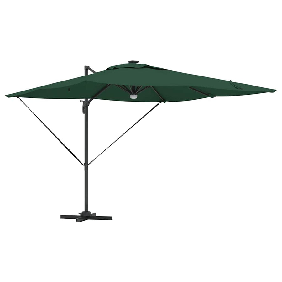 Roma Parasol 286 X 284 X 270 Cm Aluminium En Polyester Groen