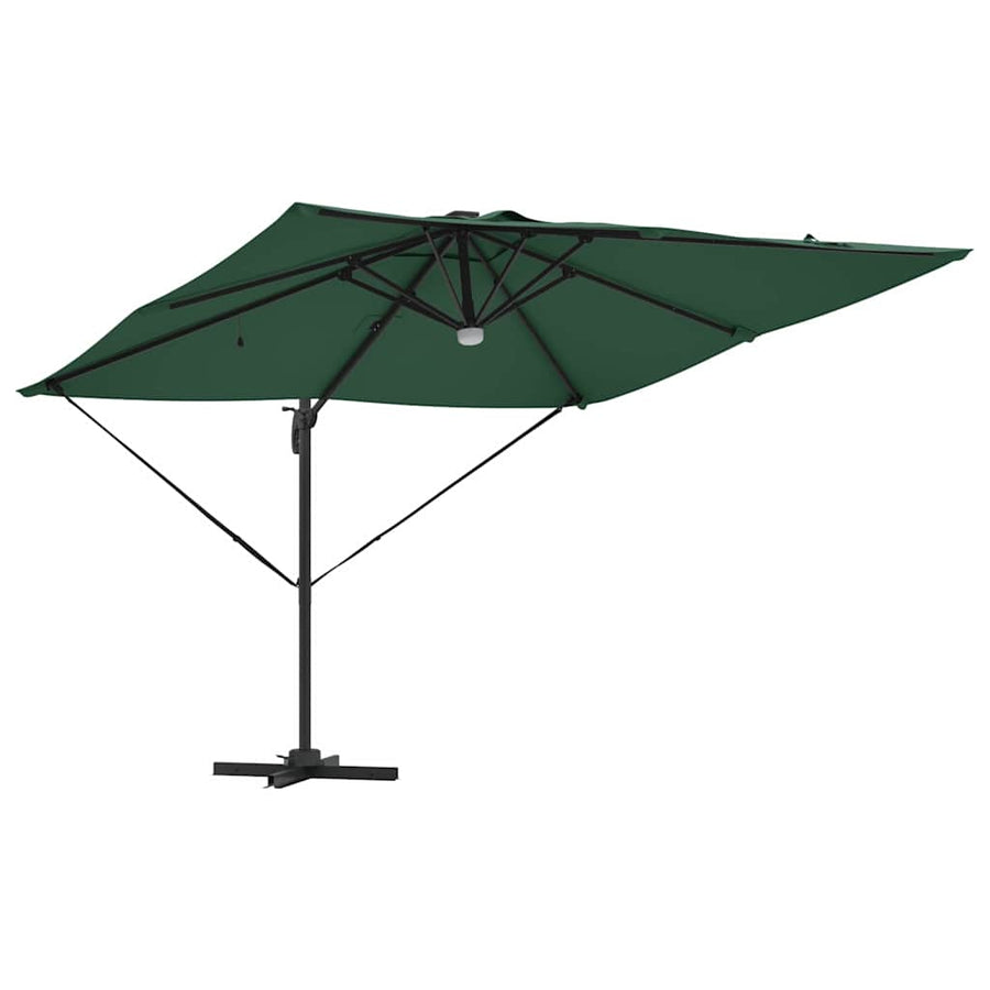 Roma Parasol 286 X 284 X 270 Cm Aluminium En Polyester Groen