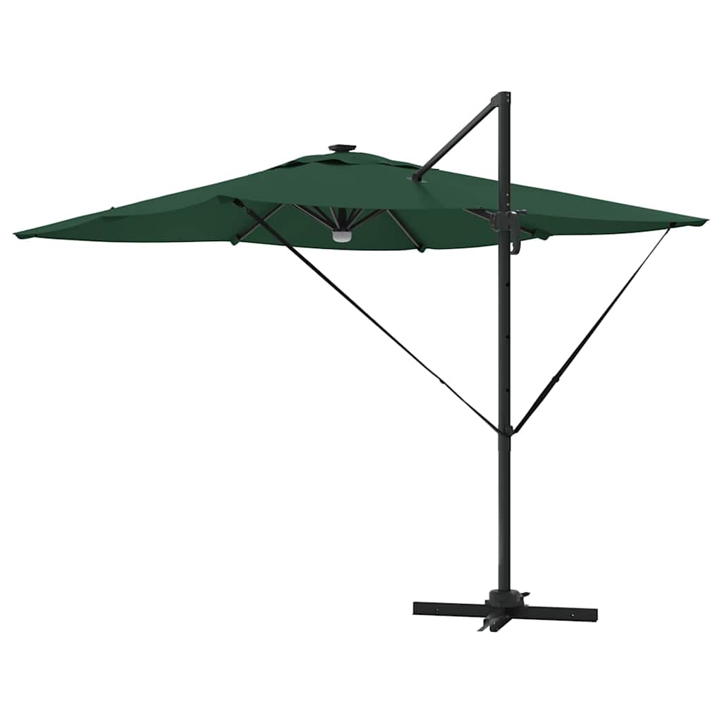 Roma Parasol 286 X 284 X 270 Cm Aluminium En Polyester Groen
