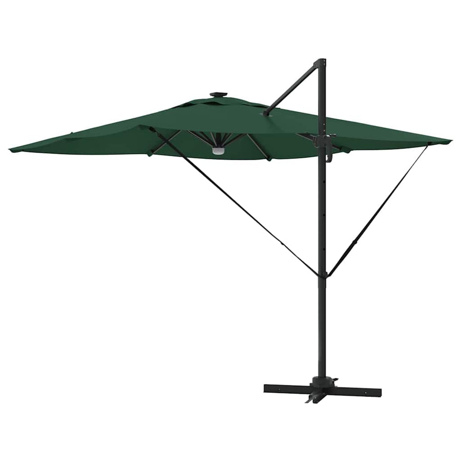 Roma Parasol 286 X 284 X 270 Cm Aluminium En Polyester Groen