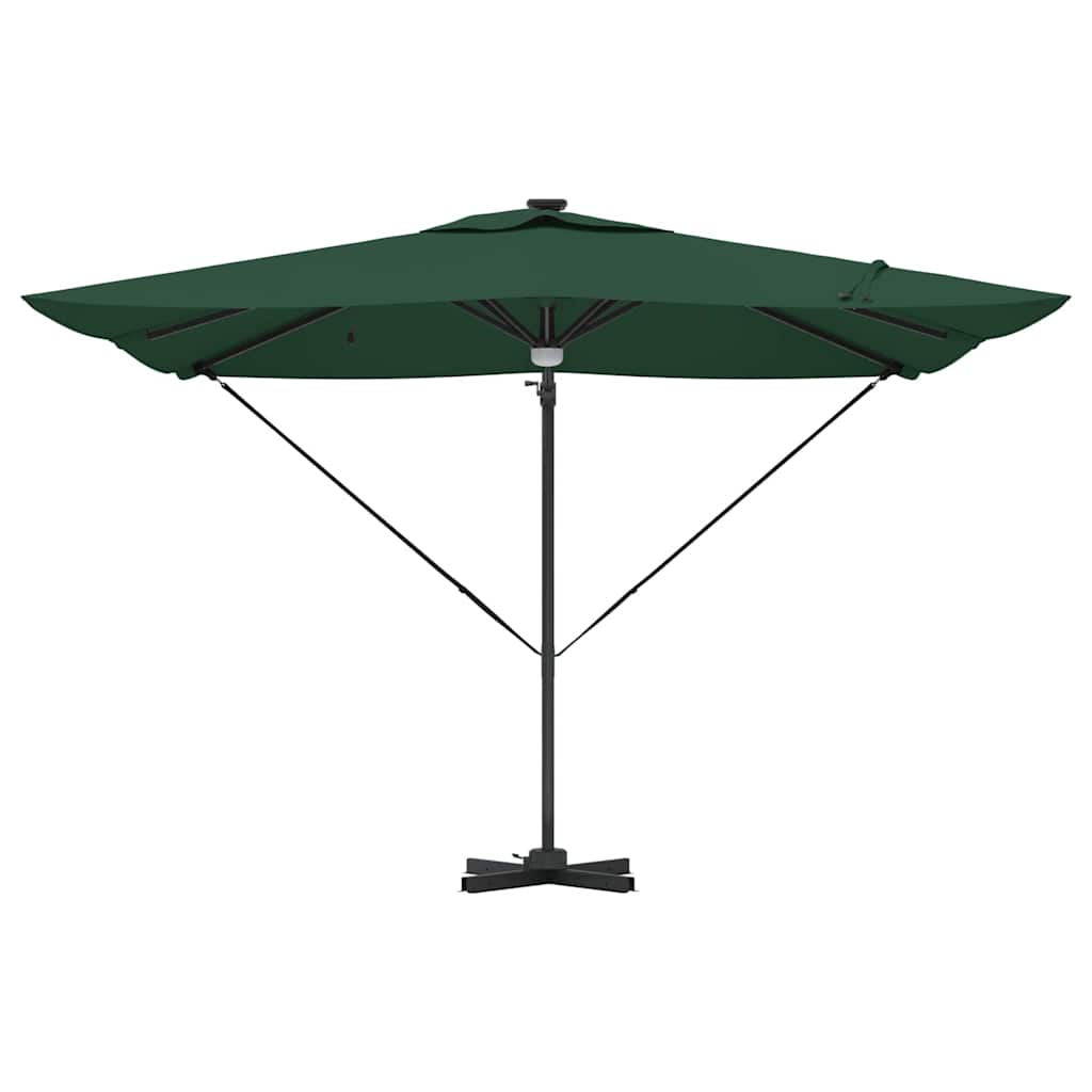 Roma Parasol 286 X 284 X 270 Cm Aluminium En Polyester Groen