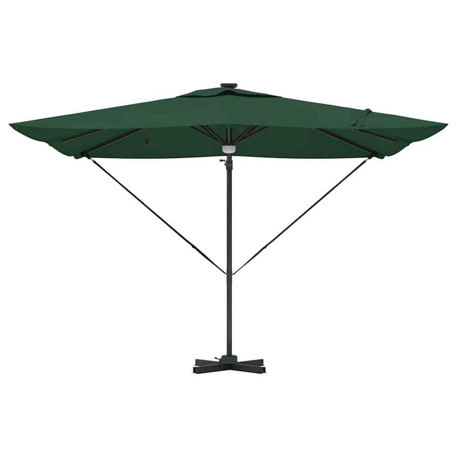 Roma Parasol 286 X 284 X 270 Cm Aluminium En Polyester Groen