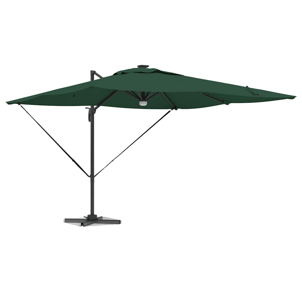 Roma Parasol 286 X 284 X 270 Cm Aluminium En Polyester Groen
