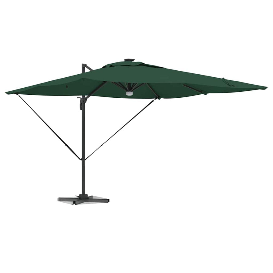 Roma Parasol 286 X 284 X 270 Cm Aluminium En Polyester Groen