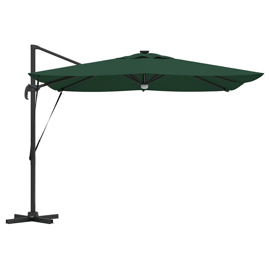 Roma Parasol 286 X 284 X 270 Cm Aluminium En Polyester Groen
