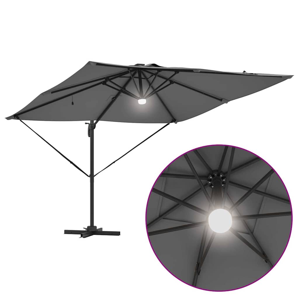 Cantilever Parasol Antraciet Large