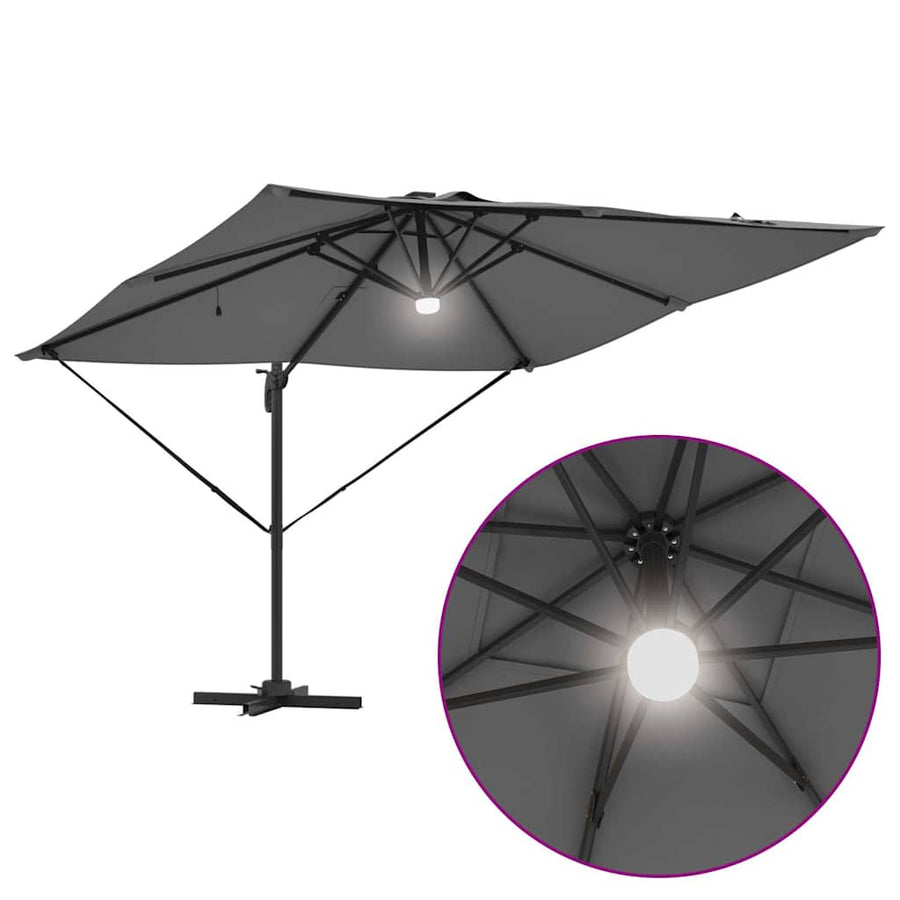 Cantilever Parasol Antraciet Large