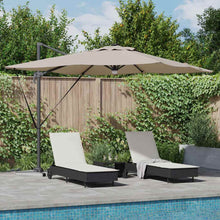 Roma Parasol 286 X 284 X 270 Cm Aluminium En Polyester Taupe