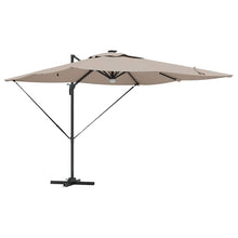 Roma Parasol 286 X 284 X 270 Cm Aluminium En Polyester Taupe
