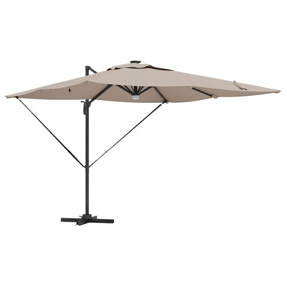 Roma Parasol 286 X 284 X 270 Cm Aluminium En Polyester Taupe