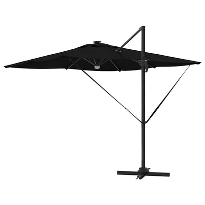 Roma Parasol 286 X 284 X 270 Cm Aluminium En Polyester Zwart