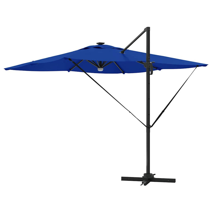 Roma Parasol Blauw 286 X 284 X 270 Cm Aluminium En Polyester azuurblauw
