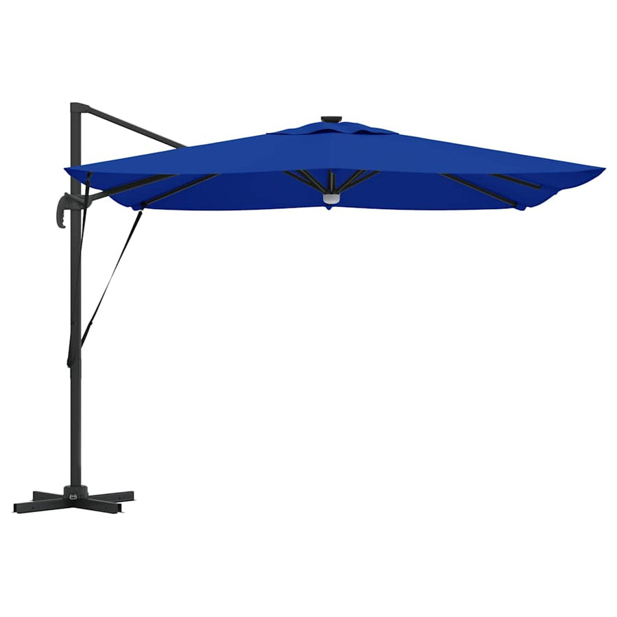 Roma Parasol Blauw 286 X 284 X 270 Cm Aluminium En Polyester azuurblauw