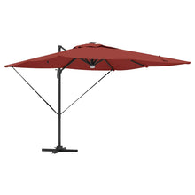 Roma Parasol Rood 286 x 284 x 270 cm Aluminium en Polyester