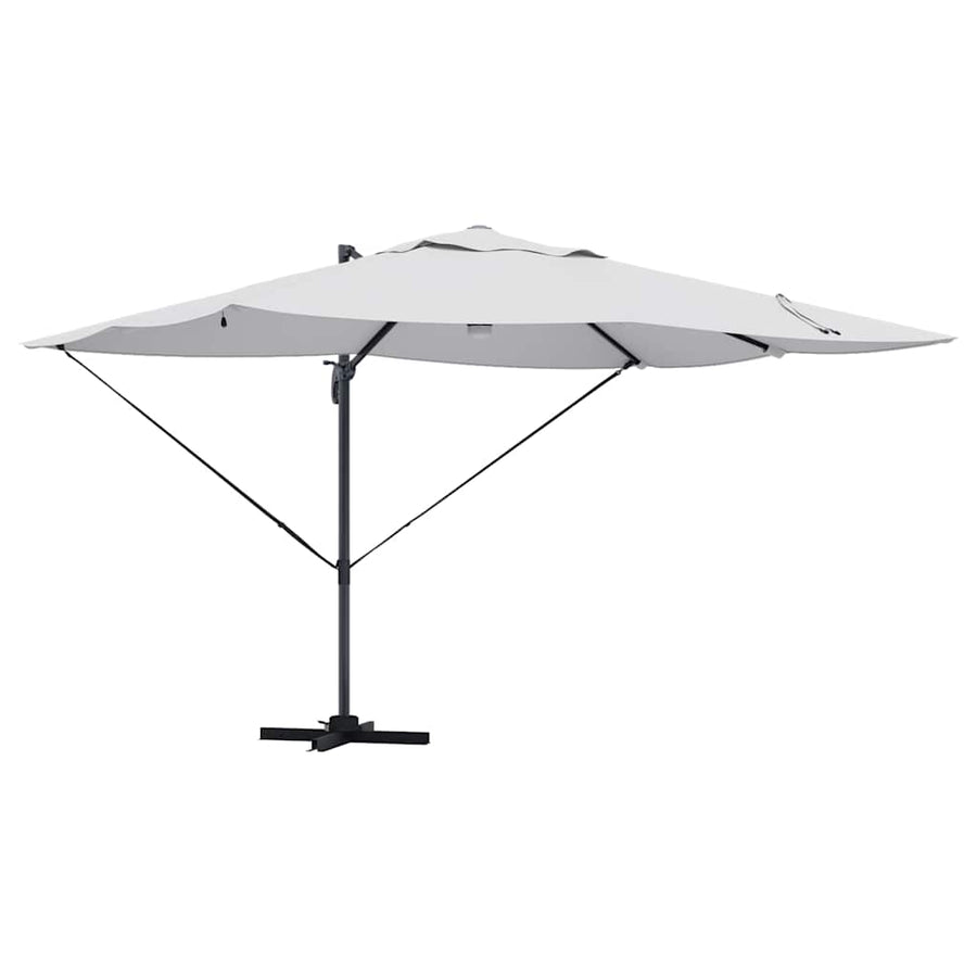 Parasol 351 X 250 X 253 Cm Polyester En Aluminium Zand