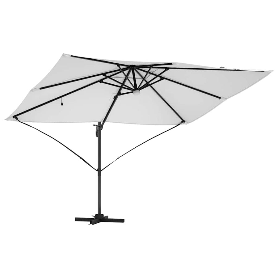 Parasol 351 X 250 X 253 Cm Polyester En Aluminium Zand