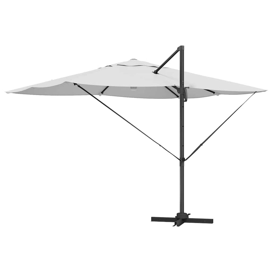 Parasol 351 X 250 X 253 Cm Polyester En Aluminium Zand