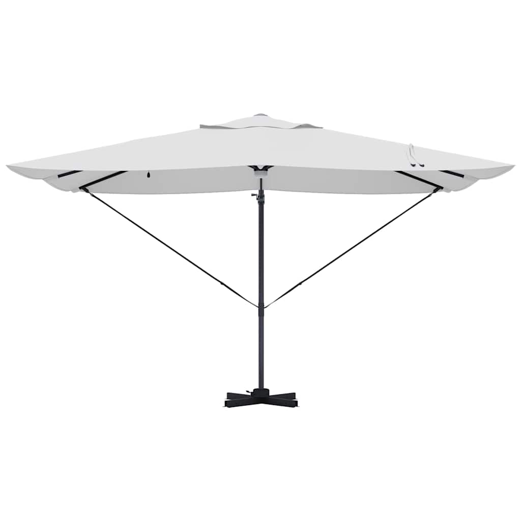 Parasol 351 X 250 X 253 Cm Polyester En Aluminium Zand