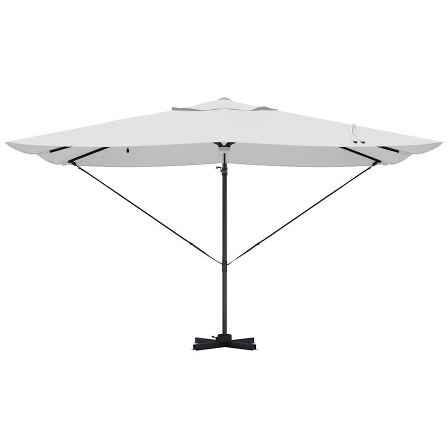 Parasol 351 X 250 X 253 Cm Polyester En Aluminium Zand