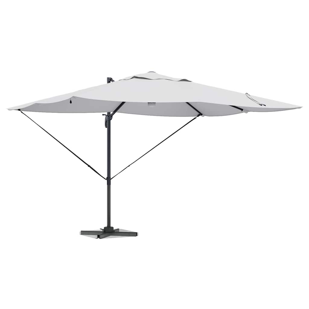 Parasol 351 X 250 X 253 Cm Polyester En Aluminium Zand