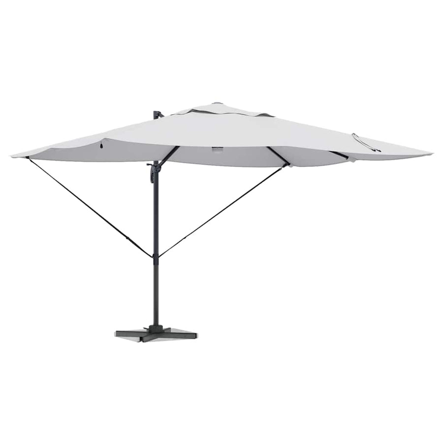 Parasol 351 X 250 X 253 Cm Polyester En Aluminium Zand