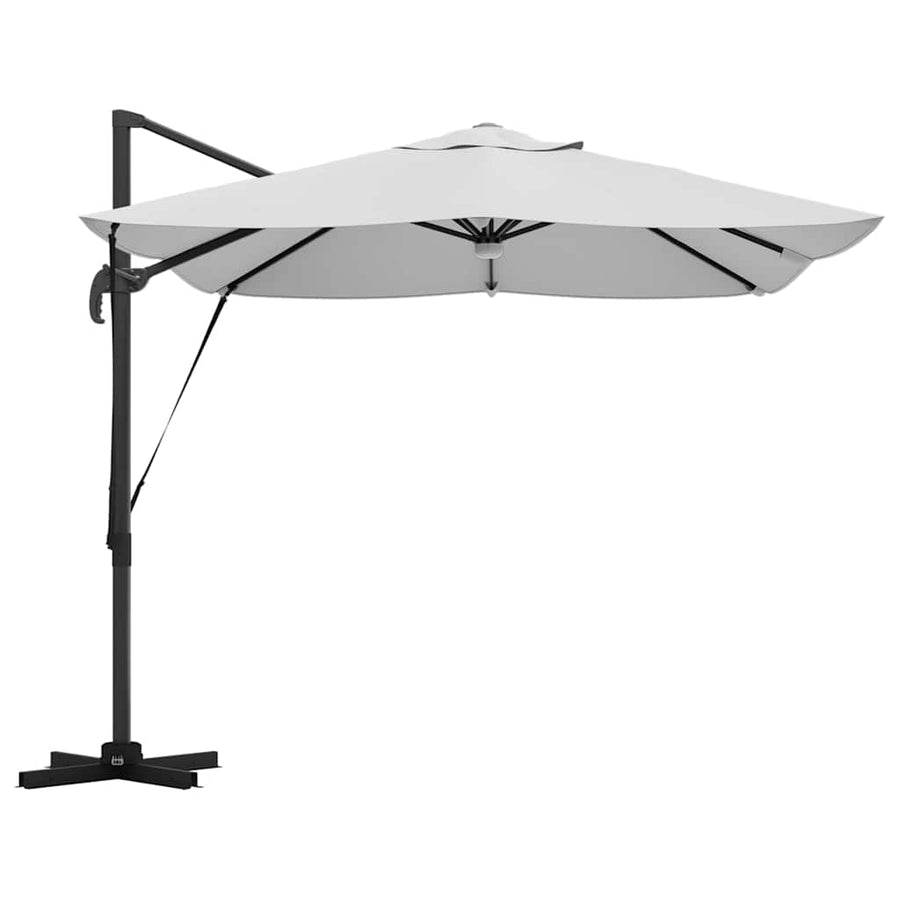Parasol 351 X 250 X 253 Cm Polyester En Aluminium Zand