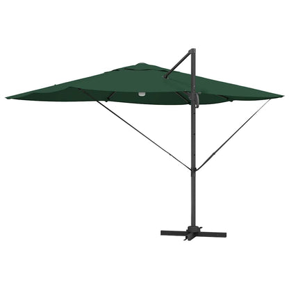 Parasol 351 X 250 X 253 Cm Polyester En Aluminium Groen