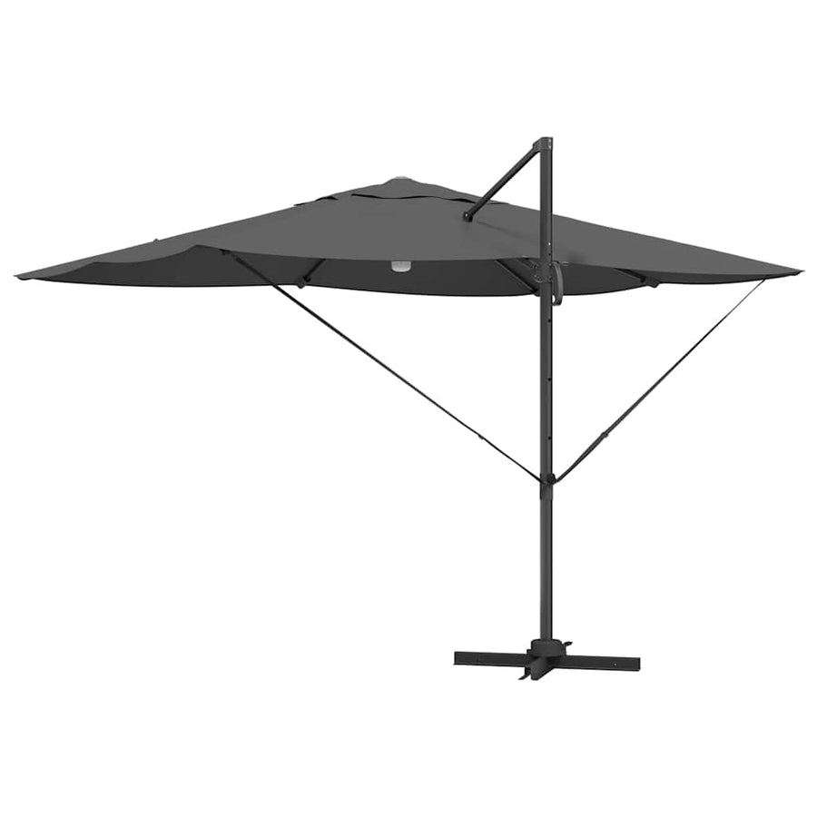 Parasol 351 X 250 X 253 Cm Polyester En Aluminium Antraciet