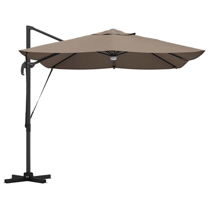 Parasol 351 X 250 X 253 Cm Polyester En Aluminium Taupe