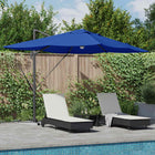 Parasol Azure Blue 351 x 250 x 253 cm Polyester and Aluminum