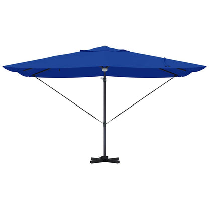 Parasol Azurblauw 351 X 250 X 253 Cm Polyester En Aluminium azuurblauw