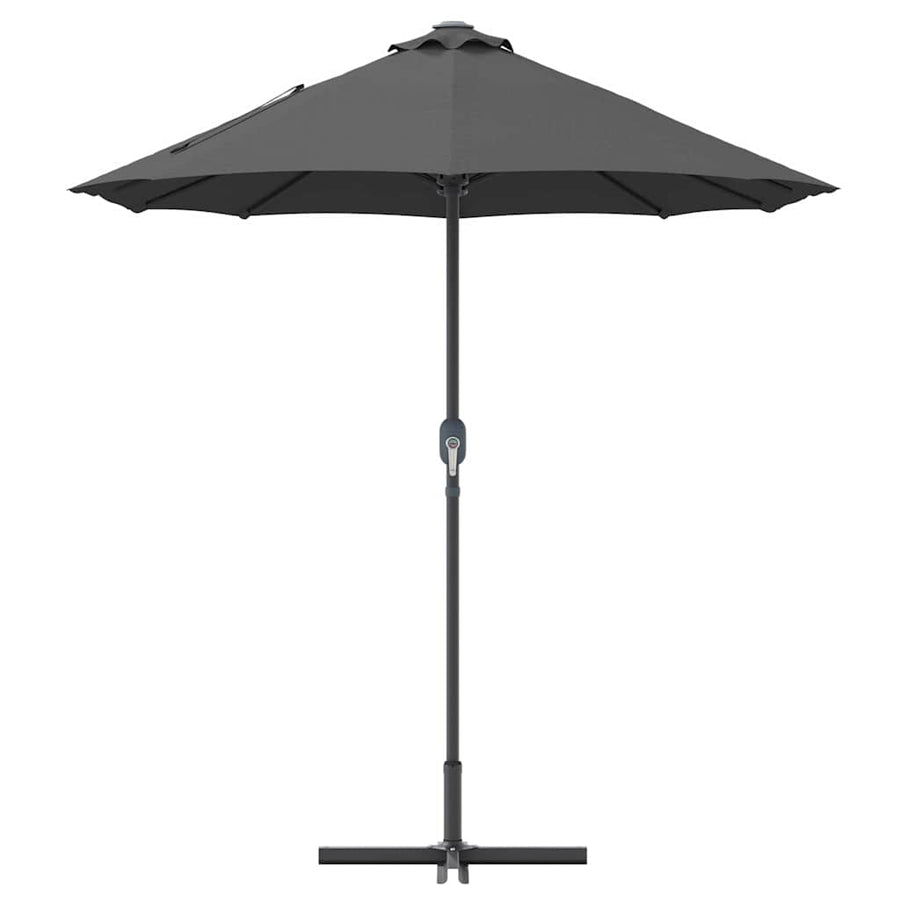 Tuinparasol Antraciet 380 x 196 x 235 cm Poedergecoat staal