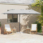 Parasol 372x198x253 cm zandkleurig