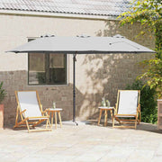 Parasol 372x198x253 cm zandkleurig