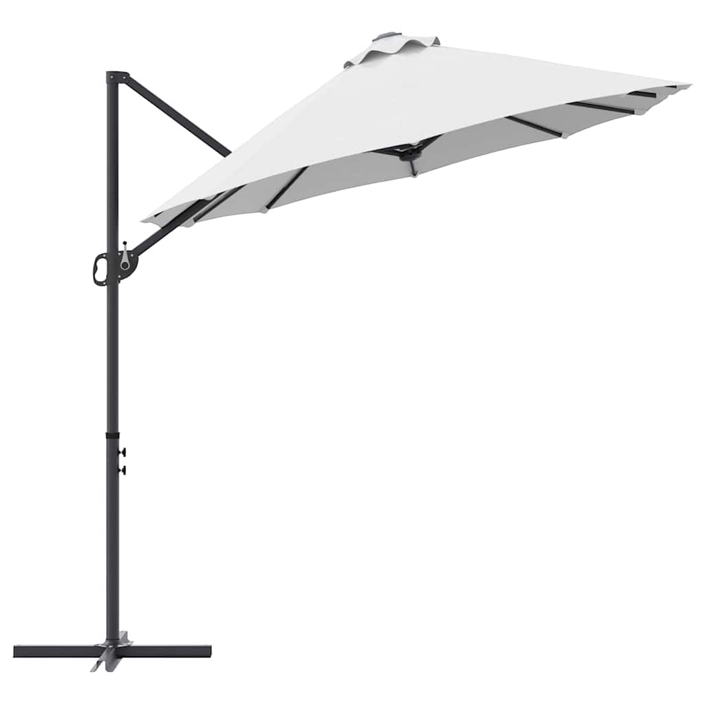 Tuin Cantilever Parasol met slot Zand 372 x 198 x 253 cm