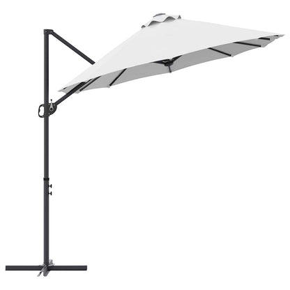 Tuin Cantilever Parasol met slot Zand 372 x 198 x 253 cm