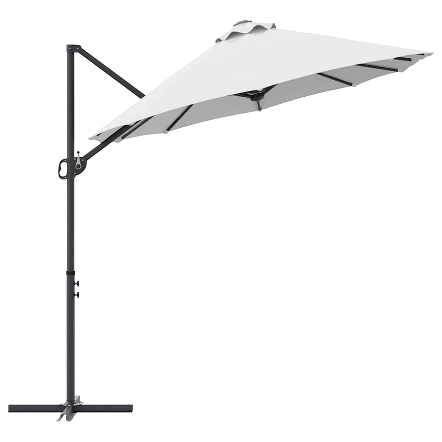Tuin Cantilever Parasol met slot Zand 372 x 198 x 253 cm