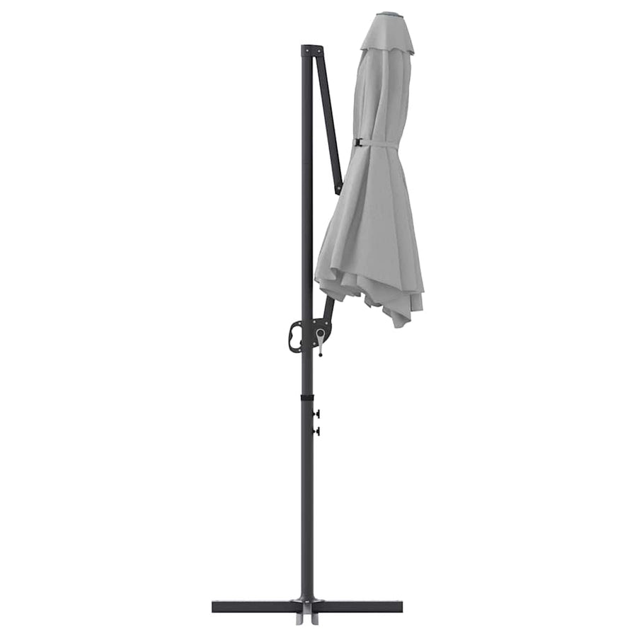 Tuin Cantilever Parasol met slot Zand 372 x 198 x 253 cm