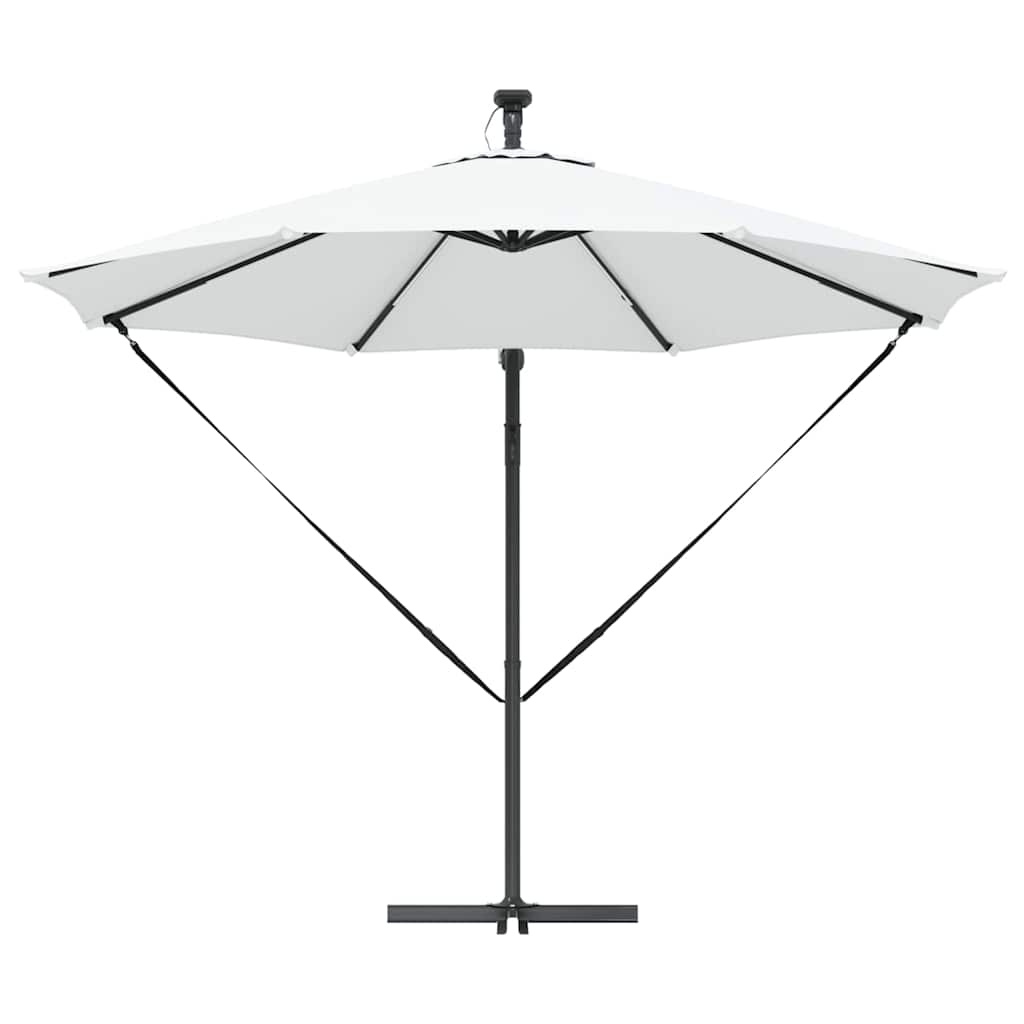 Cantilever Banana Parasol met slot Zand 294 x 294 x 248 cm
