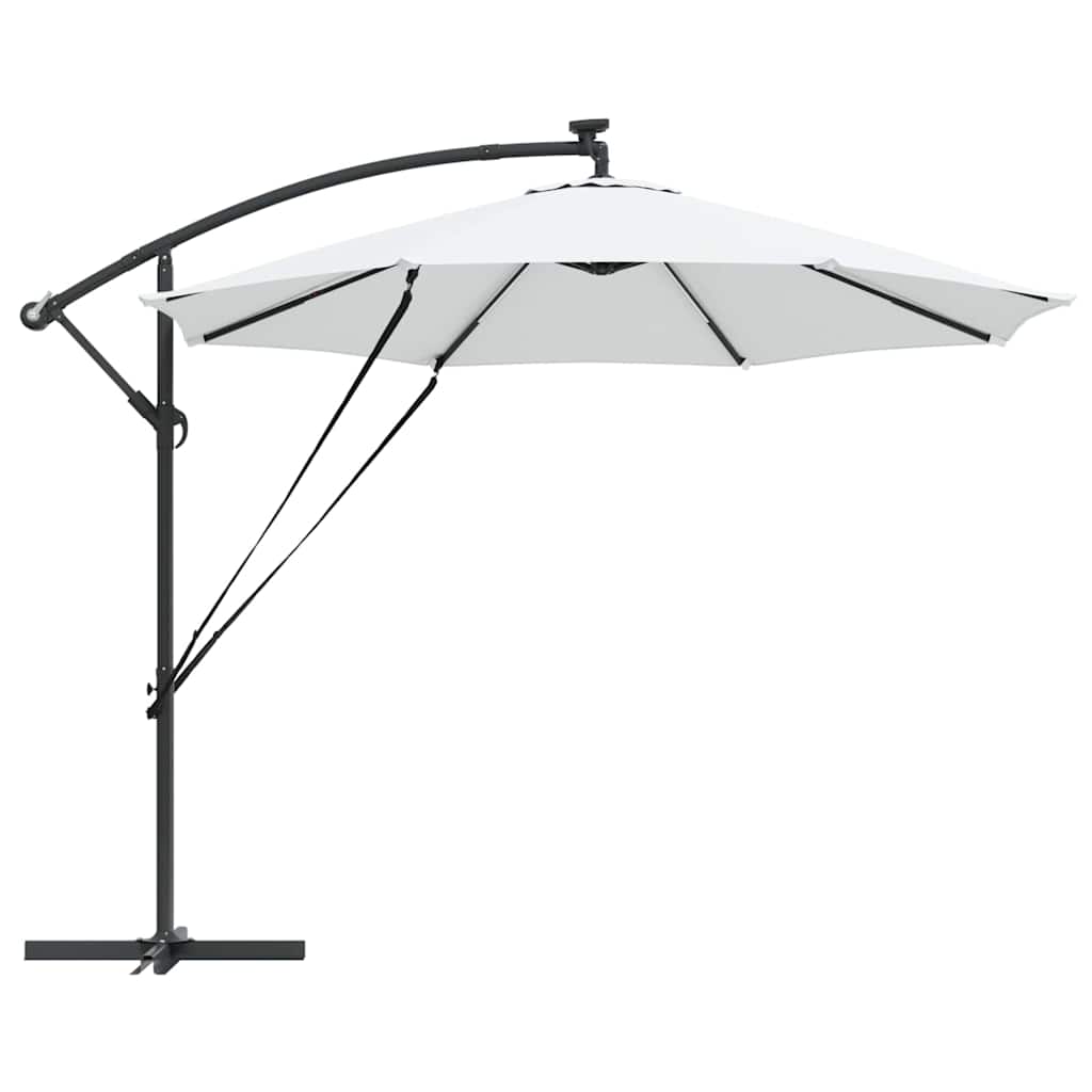 Cantilever Banana Parasol met slot Zand 294 x 294 x 248 cm