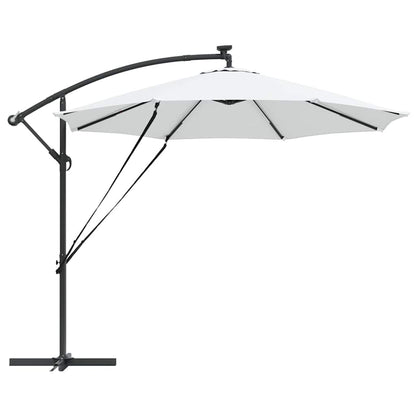 Cantilever Banana Parasol met slot Zand 294 x 294 x 248 cm