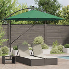 Parasol 294x294x248 cm groen polyester aluminium