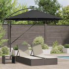 Parasol 294x294x248 cm zwart polyester aluminium