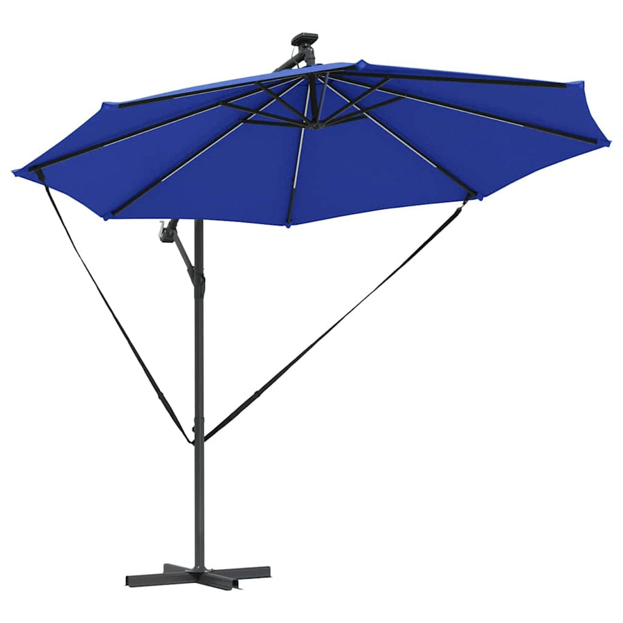 Cantilever Banana Parasol azuurblauw 294 x 294 x 248 cm