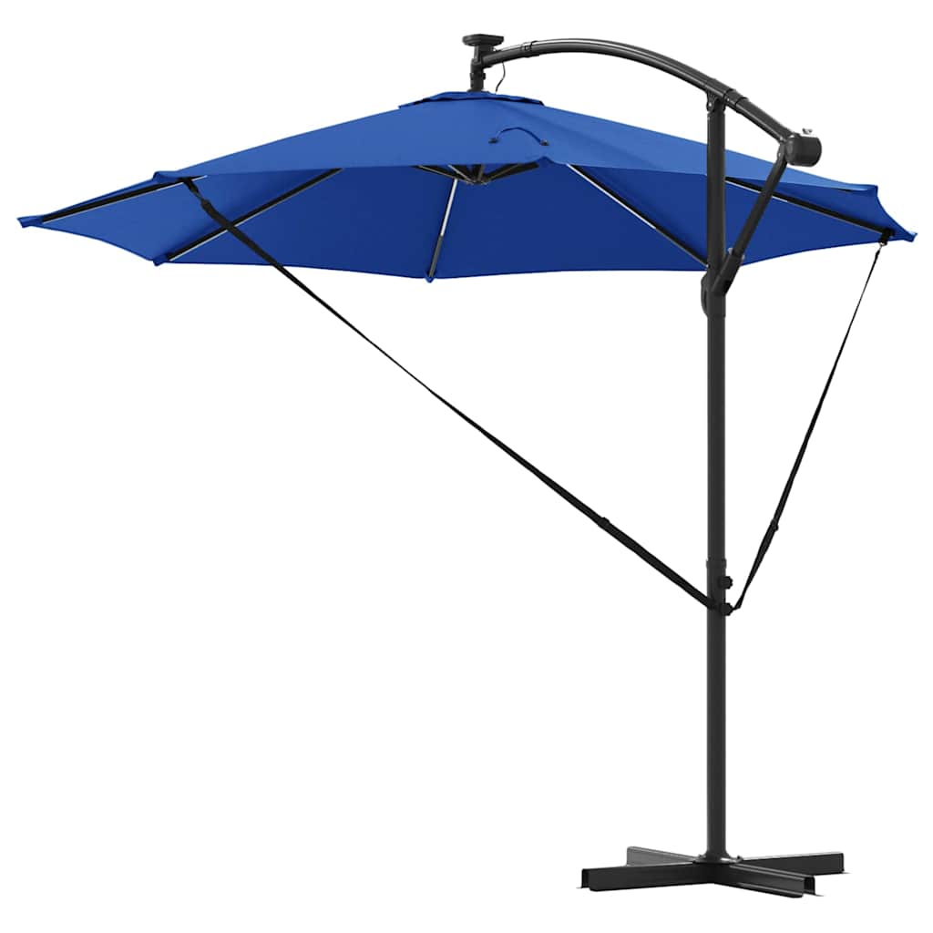 Cantilever Banana Parasol azuurblauw 294 x 294 x 248 cm