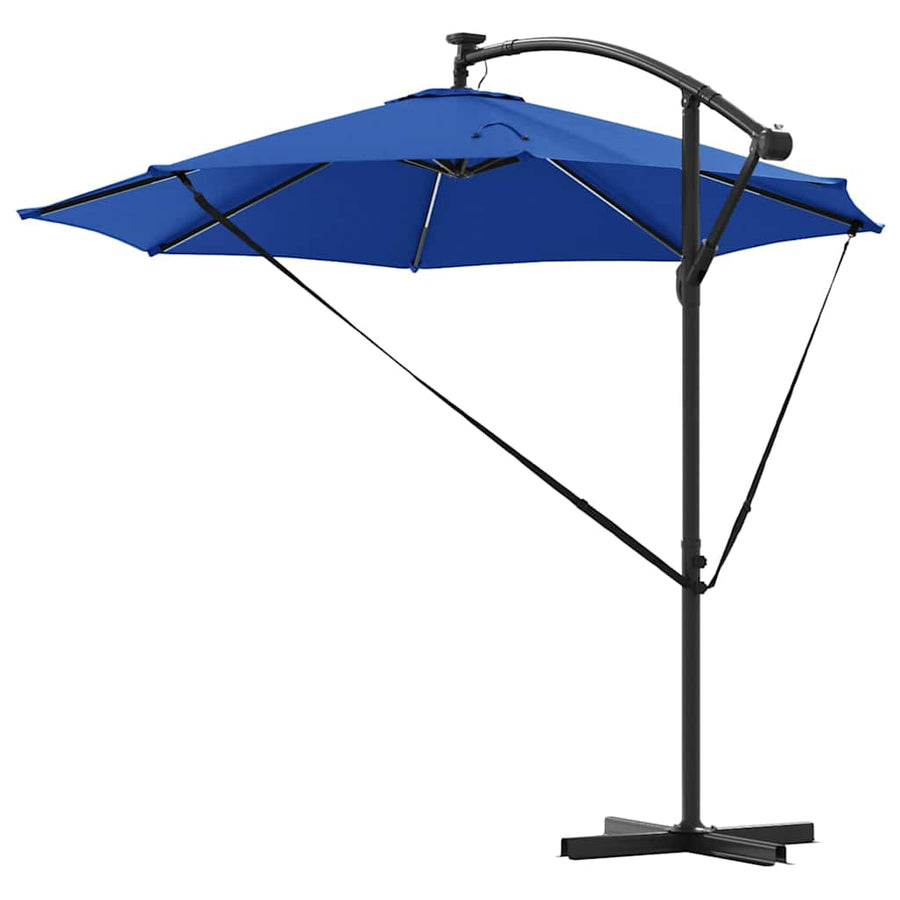 Cantilever Banana Parasol azuurblauw 294 x 294 x 248 cm