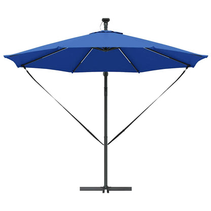Cantilever Banana Parasol azuurblauw 294 x 294 x 248 cm