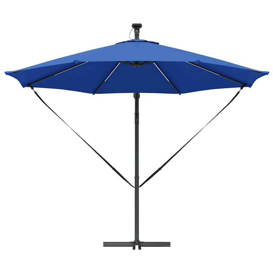 Cantilever Banana Parasol azuurblauw 294 x 294 x 248 cm