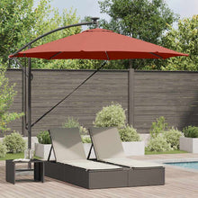 Cantilever Banana Parasol Terracotta 294 x 294 x 248 cm