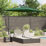 Parasol groen 294x200x254 cm polyester aluminium